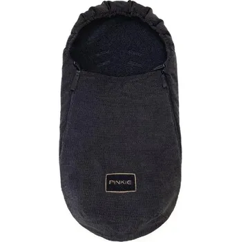 Fusak Pinkie fusak fur teddy black-slabší podélné otvory