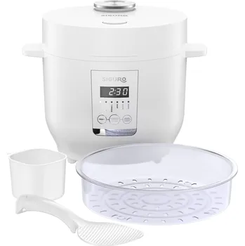 Multifunkční hrnec Siguro RC-R901W Rice Master Digital s napařovákem