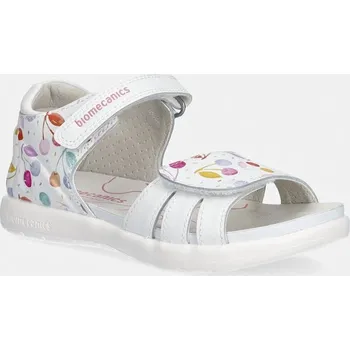 Dívčí sandály Dětské kožené sandály Biomecanics 262205.28.32 bílá 00X, EUR 32