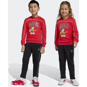 Dětská tepláková souprava adidas DISNEY JZ7671 červená 33X, vel. 116