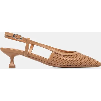 Dámské lodičky Kožené lodičky Answear.LAB LA-D24018-C2081-L.hak hnědá 82X, EUR 39