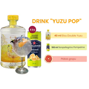 Gin Etsu Double Yuzu Japanese Gin + dárek