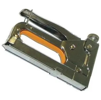 Sponkovačka TOPTRADE celokovová sponkovačka s točivou aretací, spony 6–14 mm (Ruční sponkovačka se spodním plněním, pro spony z drátu 0,7 mm)