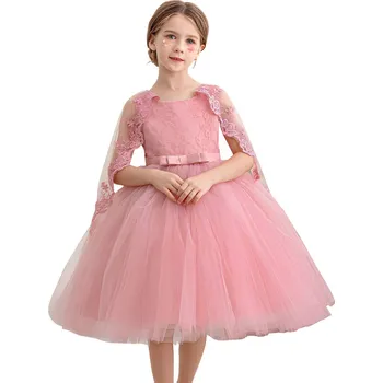 Karnevalový kostým Princess Pohádkové šaty vel. 110 - Starorůžové se závojem