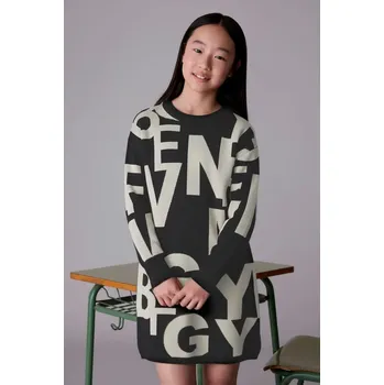 Dívčí šaty Dívčí šaty Mayoral 7911.8E.Junior.9BYA černá 99X, vel. 162