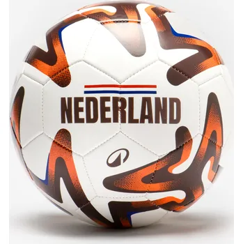 Fotbalový míč KIPSTA Fotbalový míč v barvách Nizozemí velikost 5 5 BÍLÁ|KAŠTANOVÁ|ORANŽOVÁ