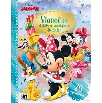Vianočné aktivity so samolepkami do okien Minnie Kniha