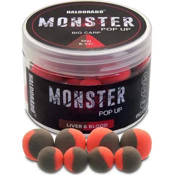 Nástraha Haldorádó Pop-Up Monster Big Carp 50 g 13/17 mm Krvavá játra