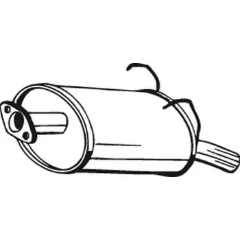 Auto-moto Zadní tlumič výfuku BOSAL 163-281