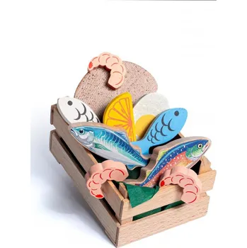 Dětská kuchyňka ERZI Set potravin malý ryby