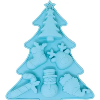 Forma na pečení GUIRCA Silikonová forma na pečení Vánoce, 20 × 23 cm