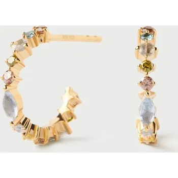 Náušnice PDPAOLA Pozlacené náušnice Small Lotus AR01-C77-U (Ag 925/1000, 1,57 g)