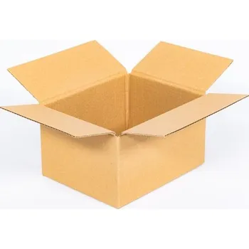 Obalový materiál Kartonová krabice klopová 160x120x80 mm 3VVL B 380g/m2 hnědá - paleta 4480 ks