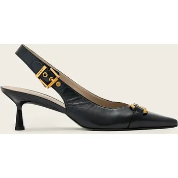 Dámské lodičky Kožené lodičky AllSaints Hera Slingback Shoe W021FE černá 99X, EUR 40