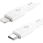 AlzaPower SilkCore USB-C to Lightning MFi, 1m bílý