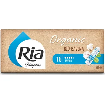 Menstruační tampony RIA ORGANIC Super 16 ks