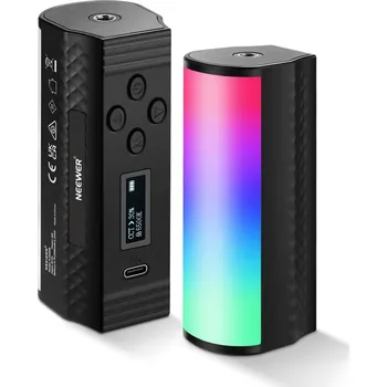 LED osvětlení Neewer TL96, trvalý kapesní osvětlovací box, 72x bílé + 24x RGB LED, 6W, magnetické upevnění