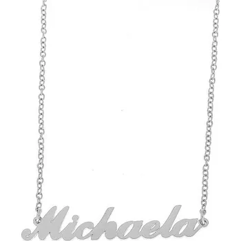 Náramek Ewena Řetízek z oceli se jménem Michaela stříbrný
