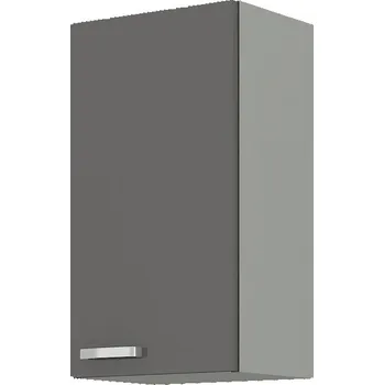 Kuchyňská skříňka Casarredo W40 horní skříňka jednodveřová GREY pravá