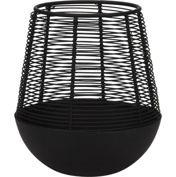 Svícen Koopmann International Svícen kovový drátěný 150 × 170 mm, černý