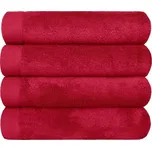 SCANquilt ručník MODAL SOFT červená 100 × 50 cm