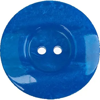 Knoflík Knoflíky Žirovnice Knoflík 3 cm modrý žíhaný art 01172 sada 3ks