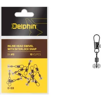 Delphin Inline head swivel with Interlock D-03 Velikost S 2 × 10 ks