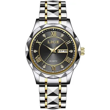 Hodinky LIGE Coeur černé