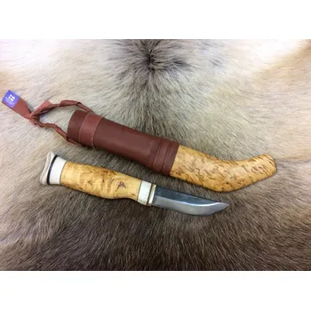 lovecký nůž WOOD JEWEL Vyřezávací nůž s kudrnatou břízou 7,7 cm. WJ23VV