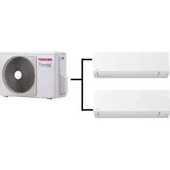 Klimatizace Klimatizace Toshiba Shorai Edge white 1+2 (2,5kW + 2,5kW) Multi-split R32 včetně montáže