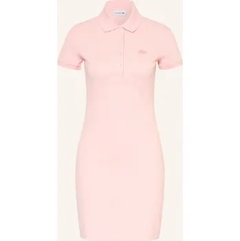 Dámské šaty Lacoste Dámské Polo Šaty Z Piké, růžová, 40