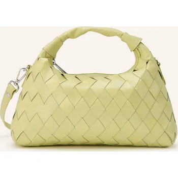 Kabelka Núnoo Dámská Kabelka Dandy Braided Medium, neonově žlutá, one...
