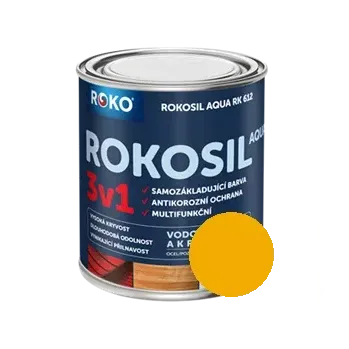 univerzální barva univerzální barva 3v1 na kov beton dřevo žlutá chromová