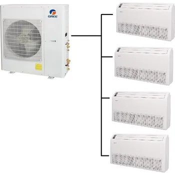 Klimatizace Podstropně Parapetní Klimatizace Gree 1+4 (2,6kW + 2,6kW + 2,6kW + 2,6kW) Multi-split R32 včetně montáže