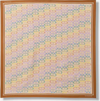 Šátek Hedvábný šátek Coach cdl33 vícebarevná MLC, vel. ONE SIZE