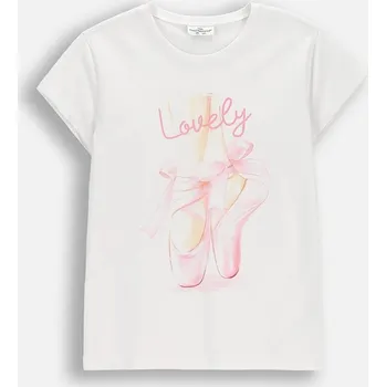 Dětská móda Dětské tričko Coccodrillo WC6143206VGA bílá 00X, vel. 122