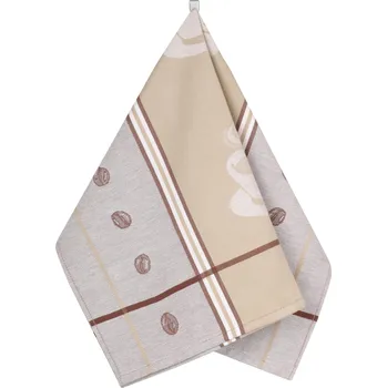 Utěrka BELLATEX utěrka, 50 × 70, 159A espresso hnědá, béžová