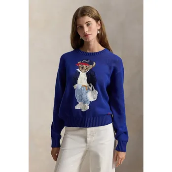 Pánský svetr Bavlněný svetr Polo Ralph Lauren 211A96238 námořnická modř 59X, vel. XXS