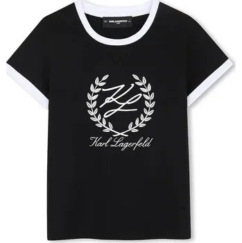 Chlapecké oblečení Dětské tričko Karl Lagerfeld Z31154.114.150 černá 99X, vel. 150