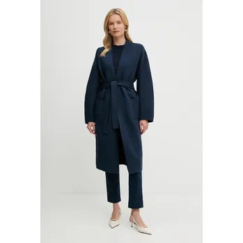 Dámský kabát Kabát MM by Max Mara DILETTA 2526906017600 námořnická modř 59B, vel. XL