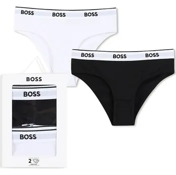 Kalhotky Dětské kalhotky BOSS 2-pack J52688.126.150 černá 99X, vel. 150