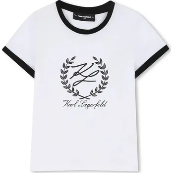 Chlapecké oblečení Dětské tričko Karl Lagerfeld Z31154.102.108 bílá 00X, vel. 108
