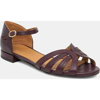 Dámské sandále Kožené sandály Billi Bi A8651.078 burgundské 83X, EUR 38