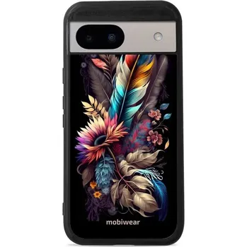 Mobiwear Glossy lesklé pouzdro na Google Pixel 8A kytice s pírkem
