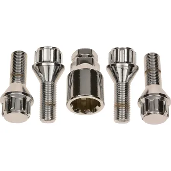 Autodoplněk ACI Bezpečnostní šrouby na kola, závit M12x1.25, kuželové sedlo, délka závitu 27 mm (sada 4 ks)