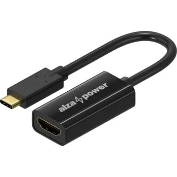 Datové redukce AlzaPower USB-C (M) to HDMI 2.0 (F) 4K 60Hz 0.15m černý