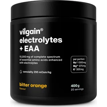 Aminokyselina Vilgain Elektrolyty + EAA hořký pomeranč 400 g