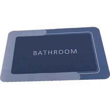 Protiskluzová podložka Verk Protiskluzová předložka do koupelny z mikrovlákna modrá