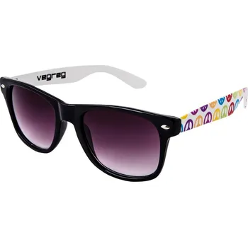 Sluneční brýle OEM Sluneční brýle Nerd Peace černo-bílé