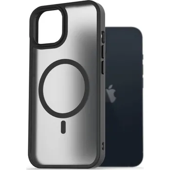 Pouzdro na mobilní telefon AlzaGuard Matte Case Compatible with MagSafe pro iPhone 13 černý